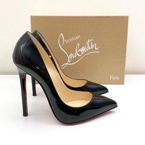 Christian Louboutin Black Patent Leather 120